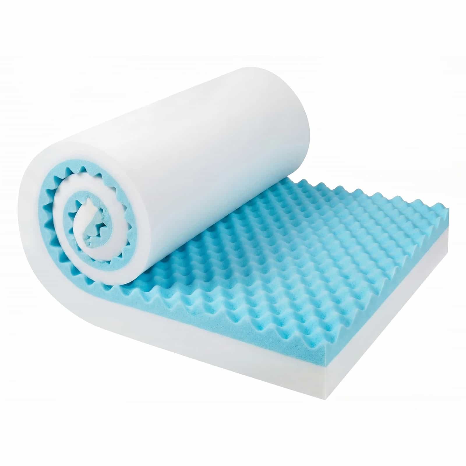 High Density Upholstery Foam Seat Cushion Replacement Foam,Egg Crate Memory Pad for Pressure Relief and Comfort, Cuttable Sofa Sag Support Chair Repair Material DIY Projects